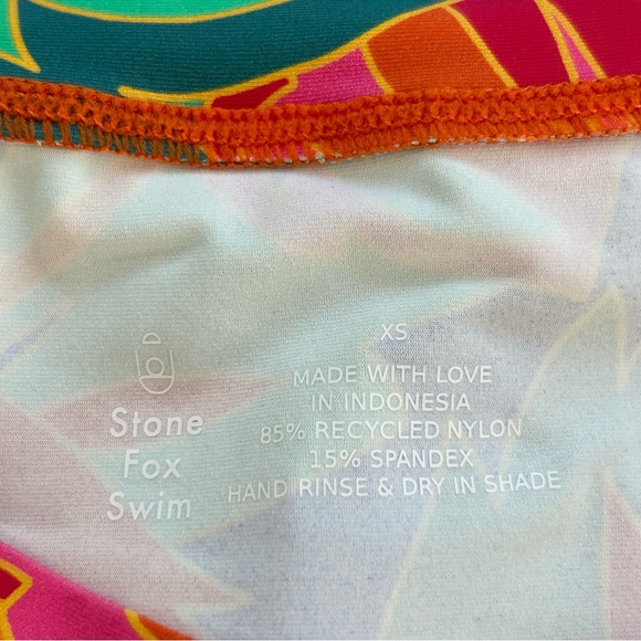 Stone Fox Swim Bambi Baby Tee Dress Stained Glass Size XS - Picture 6 of 9